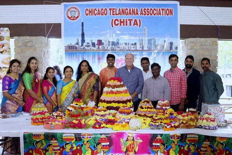 Chicago Telangana Association 17th Bathukamma festival celebrations in Chicagoland