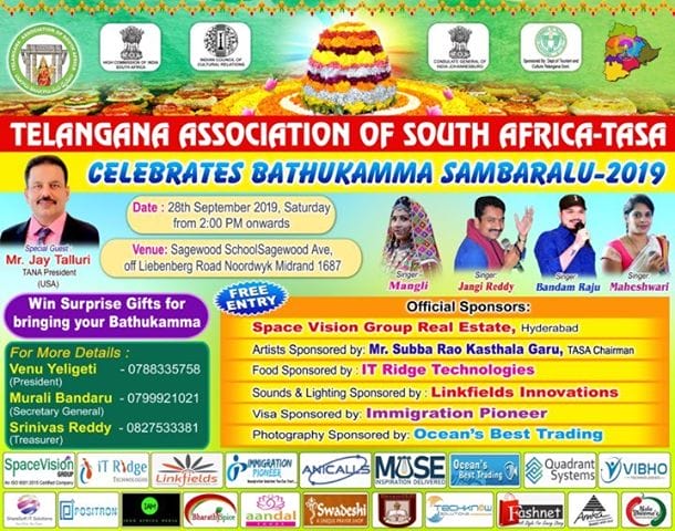 TASA Bathukamma Celebrations 2019
