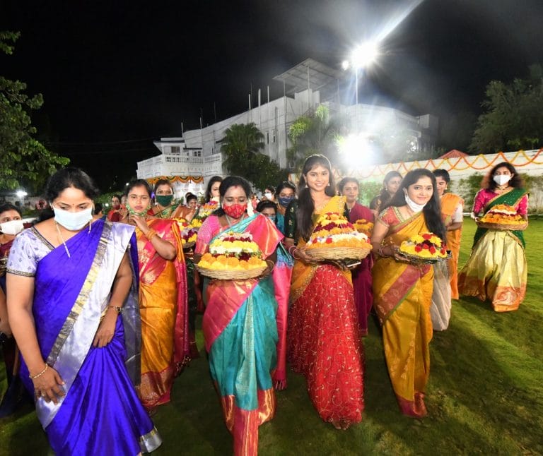 Day -2 Bathukamma Celebrations in Raj Bhavan