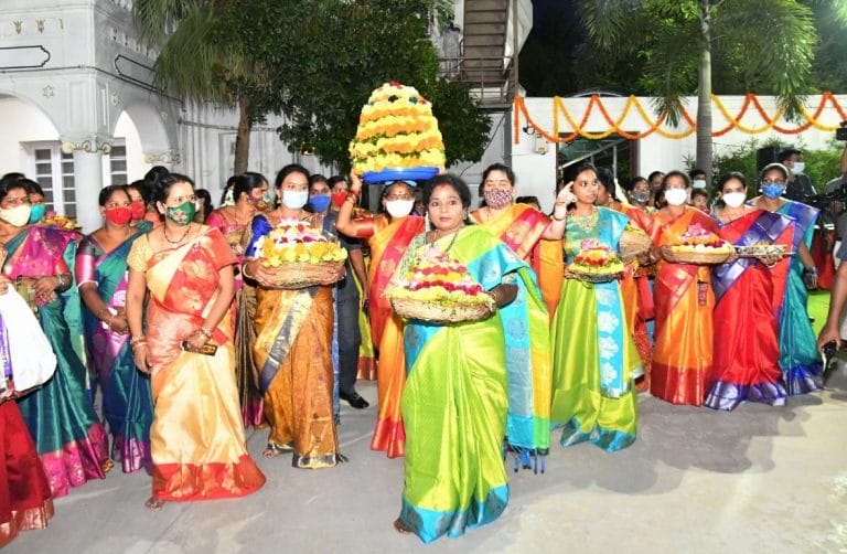 Bathukamma Celebrations in Raj Bhavan