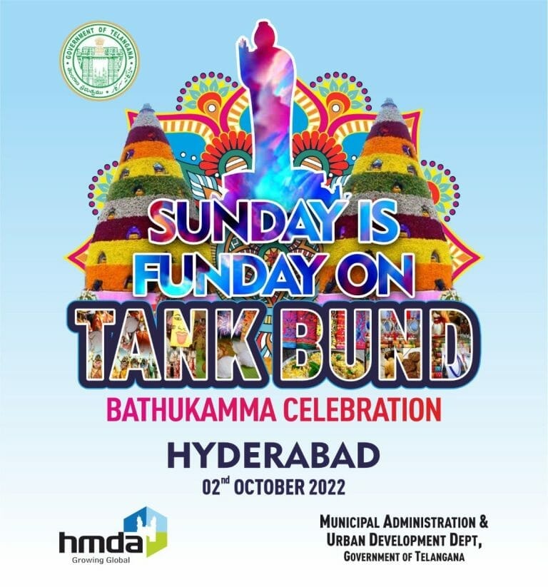 Bathukamma celebrations on TankBund