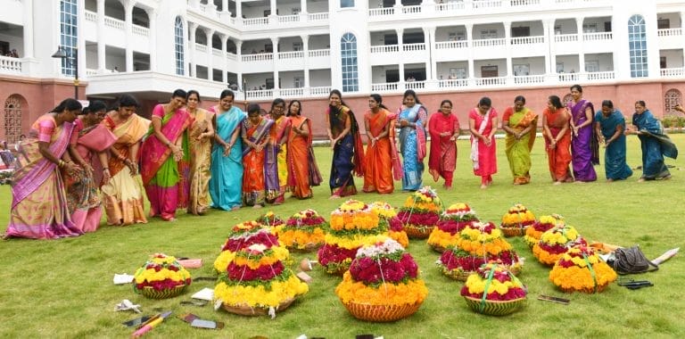Bathukamma Celebrations in Dr. BR. Ambedkar Telangana State Secretariat